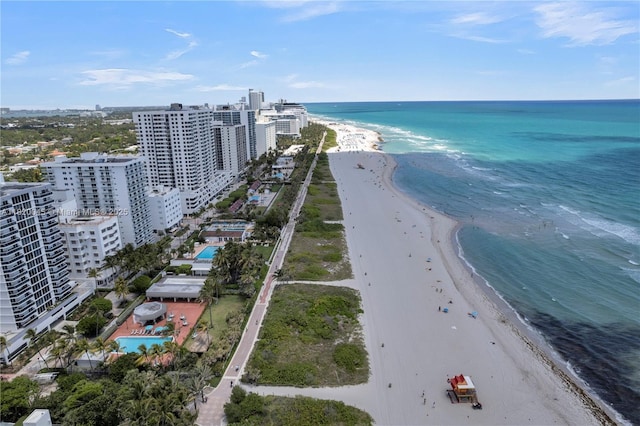2457 Collins Ave Unit 201, Miami Beach, FL 33140 - drone / aerial view of expansive coastline