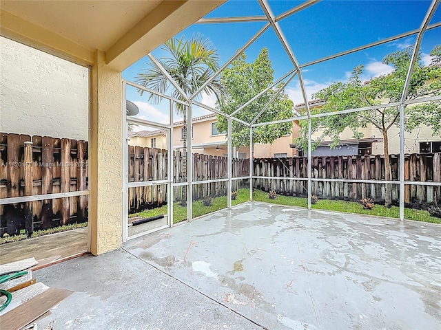 3506 SW 171st Ave, Miramar, FL 33027 - view of patio / terrace featuring glass enclosure