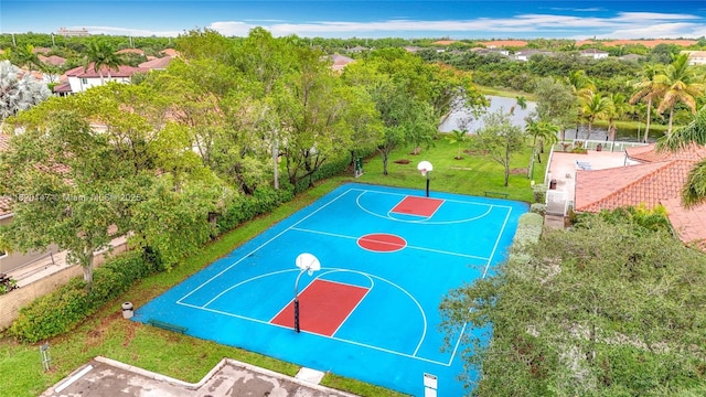 3506 SW 171st Ave, Miramar, FL 33027 - view of sport court with community basketball court and a water view