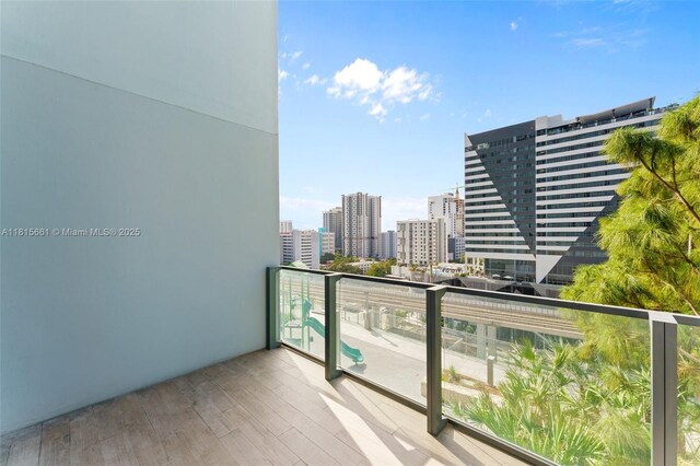 88 SW 7th St Unit 712, Miami, FL 33130 - balcony with a city view