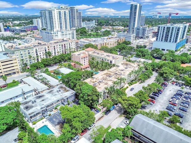 1900 Van Buren St Unit 209B, Hollywood, FL 33020 - aerial overview of property's location with nearby urban area and a pool area