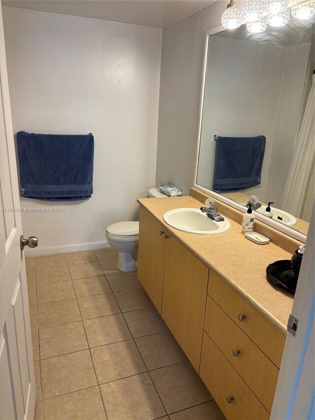 1900 Van Buren St Unit 209B, Hollywood, FL 33020 - bathroom with vanity and tile patterned floors