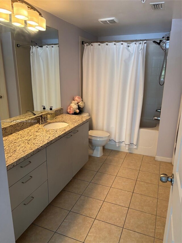 1900 Van Buren St Unit 209B, Hollywood, FL 33020 - full bath with tile patterned floors, vanity, and shower / bathtub combination with curtain