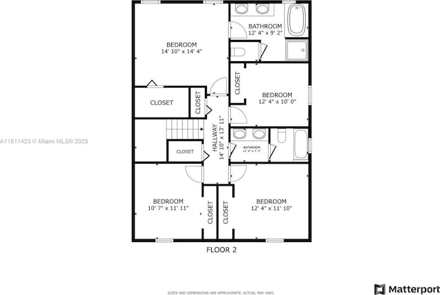 2389 NE 4th St, Homestead, FL 33033 - view of property floor plan
