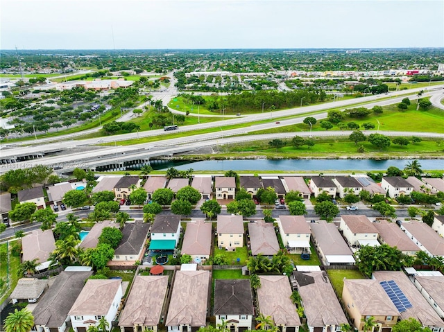 2389 NE 4th St, Homestead, FL 33033 - aerial view of residential area featuring a nearby body of water and a major roadway