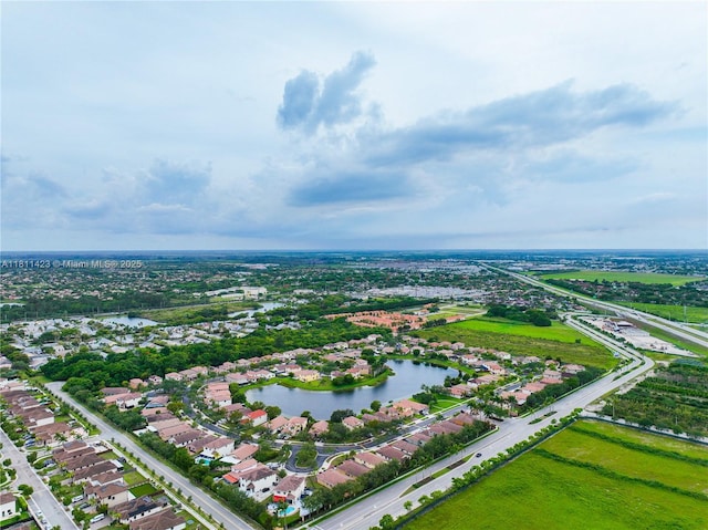2389 NE 4th St, Homestead, FL 33033 - aerial view of residential area with a large body of water