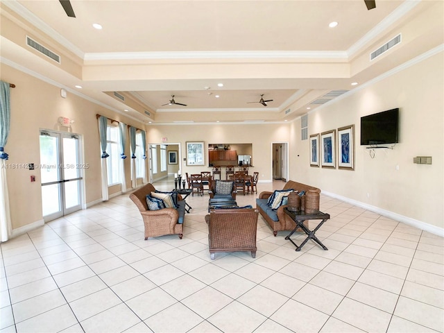 2389 NE 4th St, Homestead, FL 33033 - building lobby with crown molding and recessed lighting