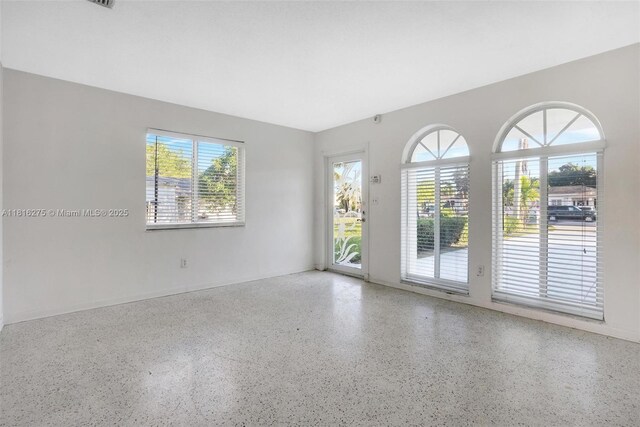 3421 SW 4th St, Miami, FL 33135 - unfurnished room with speckled floor