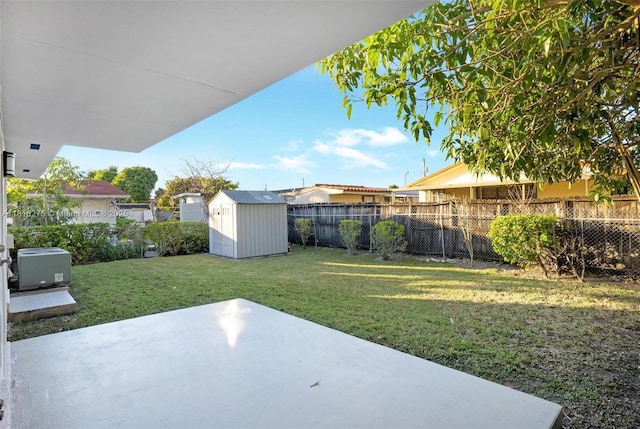 3421 SW 4th St, Miami, FL 33135 - fenced backyard with a patio area and a shed