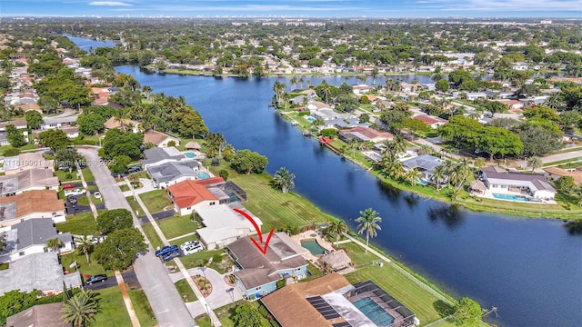 11520 NW 23rd St, Pembroke Pines, FL 33026 - aerial view of property and surrounding area featuring a large body of water and nearby suburban area