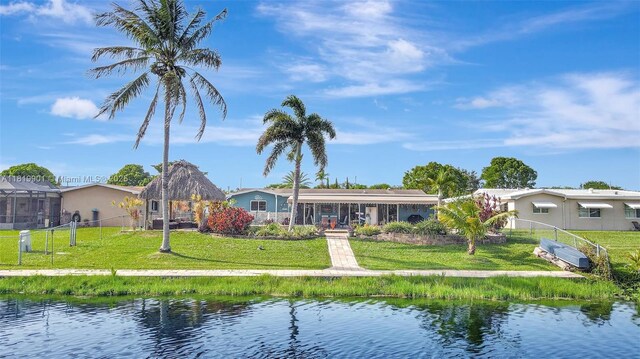 11520 NW 23rd St, Pembroke Pines, FL 33026 - back of property with a water view