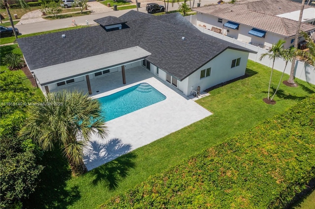 1365 SW 14th St, Boca Raton, FL 33486 - view from above of property featuring a pool