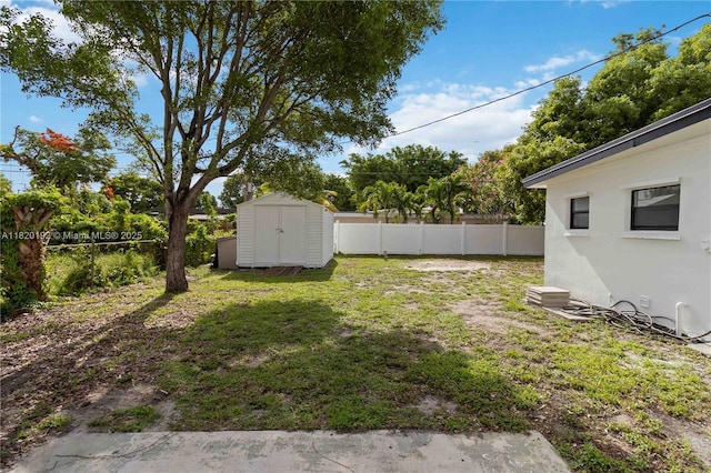 4730 NE 15th Ave, Pompano Beach, FL 33064 - fenced backyard with a storage shed