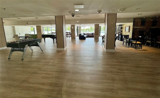 10185 Collins Ave Unit 1508, Bal Harbour, FL 33154 - miscellaneous room featuring baseboards and wood finished floors