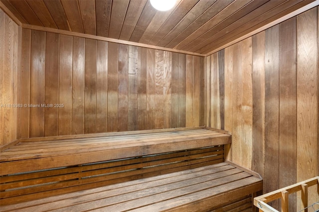 7608 NW 18th St Unit 405, Margate, FL 33063 - sauna / steam room with wood walls and wooden ceiling