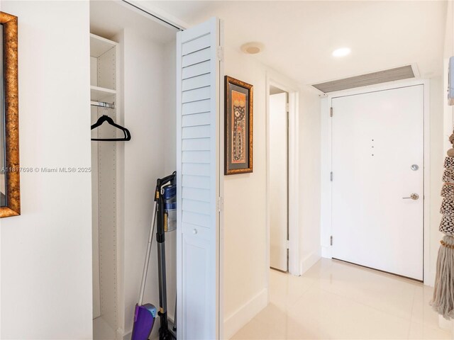 5701 Collins Ave Unit 307, Miami Beach, FL 33140 - hall featuring baseboards