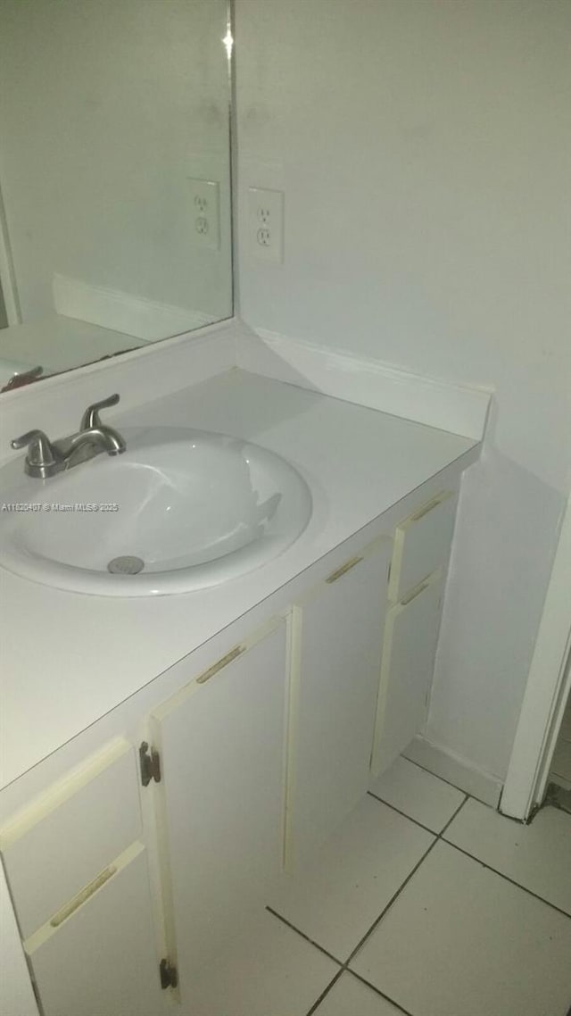 9810 Hammocks Blvd Unit 202, Miami, FL 33196 - bathroom with vanity and tile patterned floors