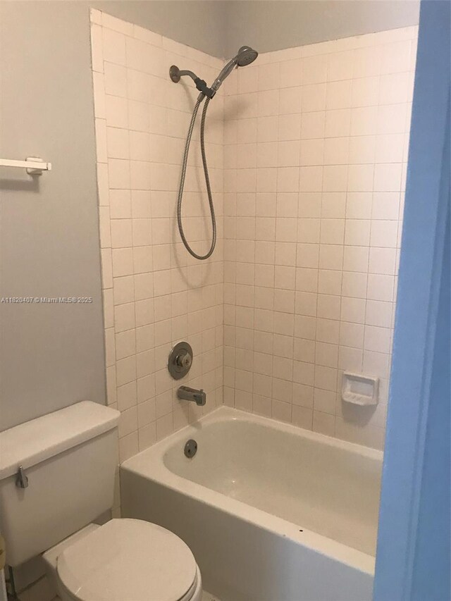 9810 Hammocks Blvd Unit 202, Miami, FL 33196 - bathroom featuring toilet and shower / tub combination
