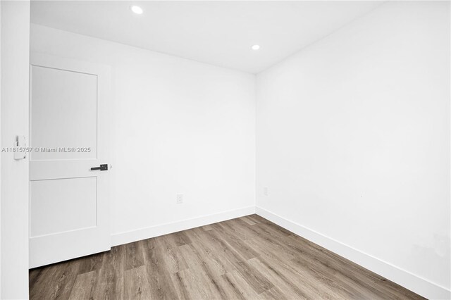 1805 SW 4th St, Miami, FL 33135 - spare room with wood finished floors and recessed lighting