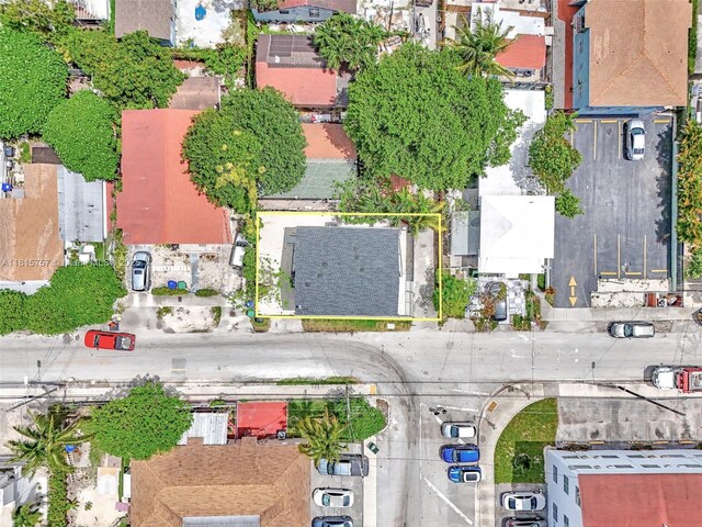 1805 SW 4th St, Miami, FL 33135 - aerial view of property's location featuring property parcel outlined