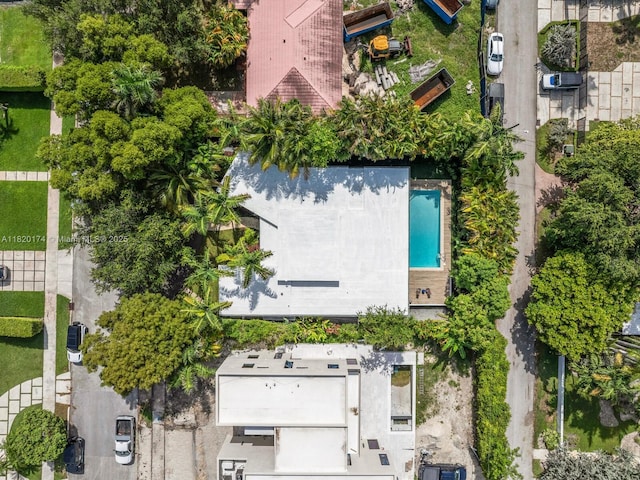 1130 NE 91st Ter, Miami Shores, FL 33138 - aerial view of a pool area