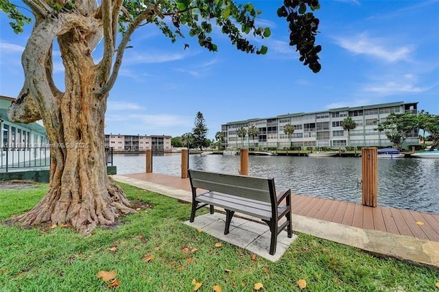 2781 Taft St Unit 308, Hollywood, FL 33020 - dock area with a water view