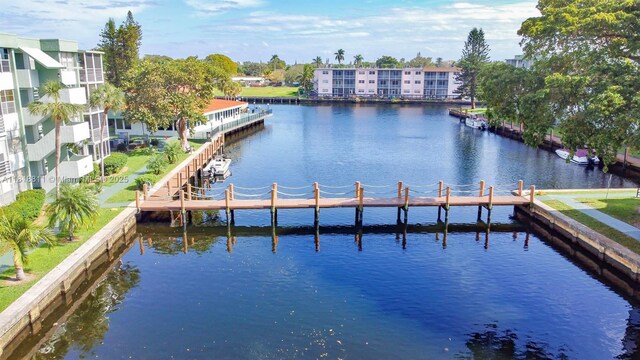 2781 Taft St Unit 308, Hollywood, FL 33020 - dock area with a water view