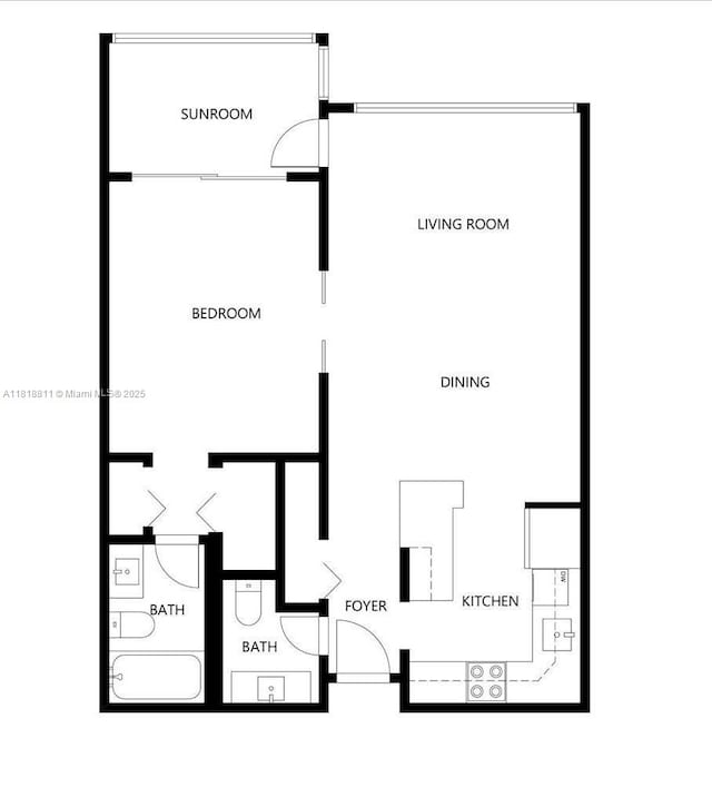 2781 Taft St Unit 308, Hollywood, FL 33020 - view of home floor plan