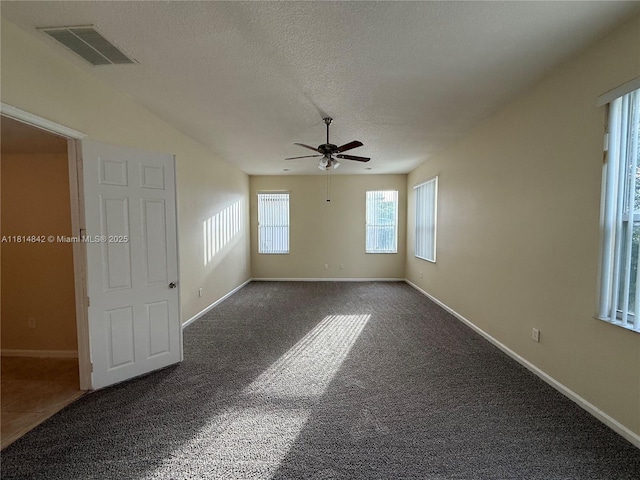 15875 SW 52nd St, Miramar, FL 33027 - carpeted spare room with a ceiling fan and a textured ceiling