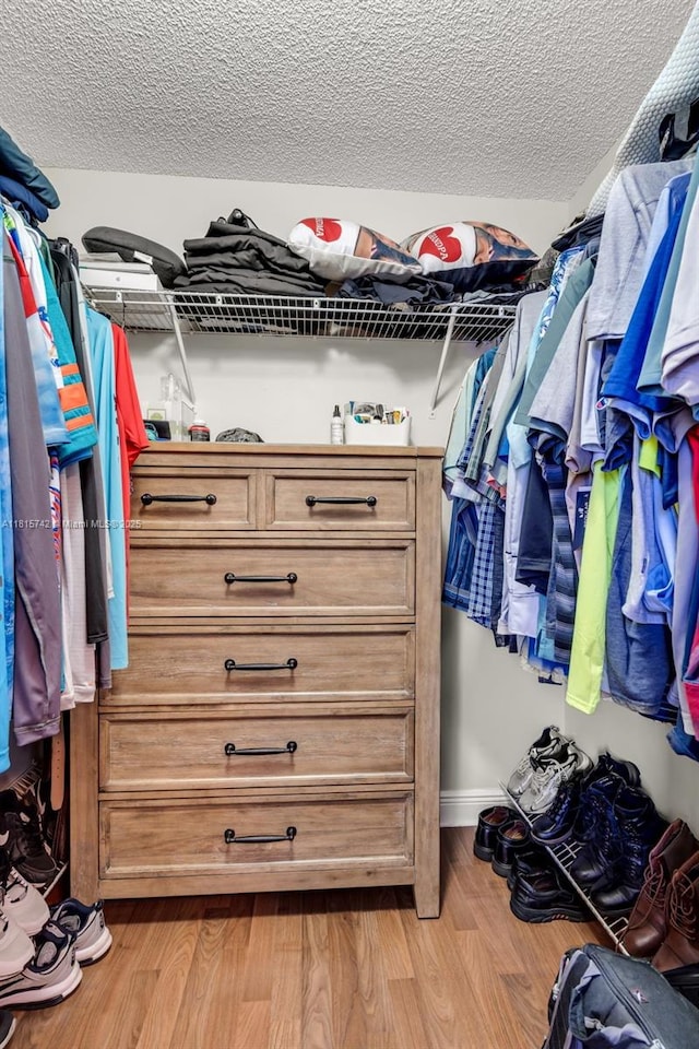 12006 SW 2nd St, Pembroke Pines, FL 33025 - walk in closet featuring light wood-style flooring