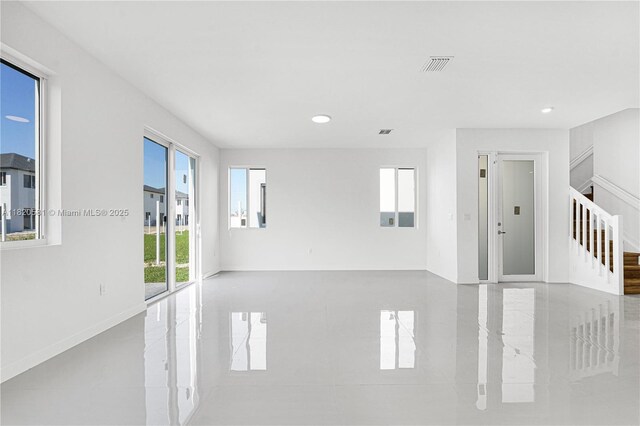28841 SW 162nd Ave Unit A, Miami, FL 33033 - unfurnished room featuring stairway and recessed lighting