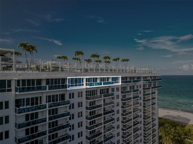 102 24th St Unit Ph-1706, Miami Beach, FL 33139 - view of apartment building / complex featuring view of water and beach