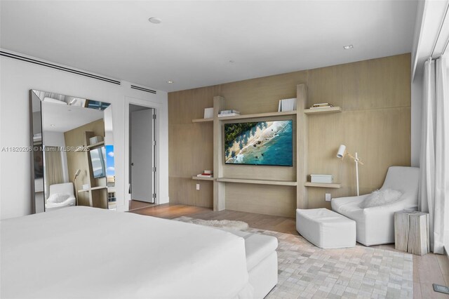 102 24th St Unit Ph-1706, Miami Beach, FL 33139 - bedroom with wood finished floors