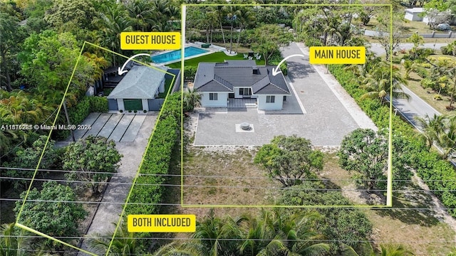 8390 SW 64th St, Miami, FL 33143 - view of subject property with property parcel outlined
