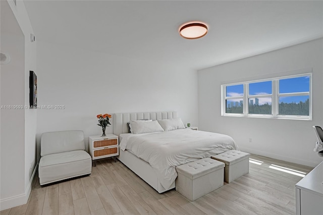 14951 Royal Oaks Ln Unit 803, North Miami, FL 33181 - bedroom with light wood-type flooring