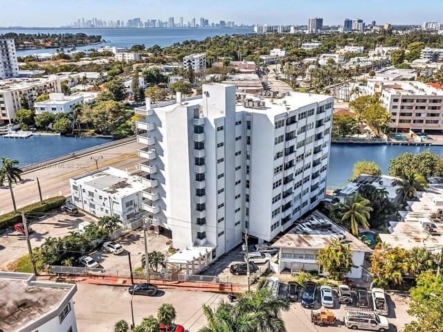 7118 Bonita Dr Unit 405, Miami Beach, FL 33141 - aerial view of skyline and a large body of water