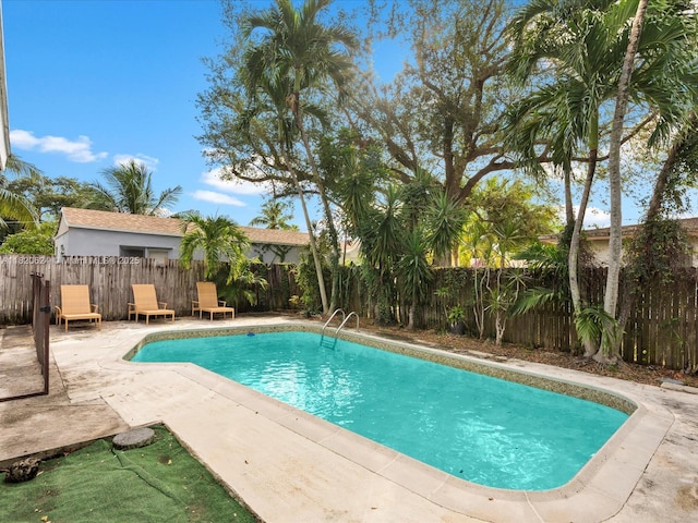 1805 N 23rd Ave, Hollywood, FL 33020 - view of pool with a patio area and a fenced backyard