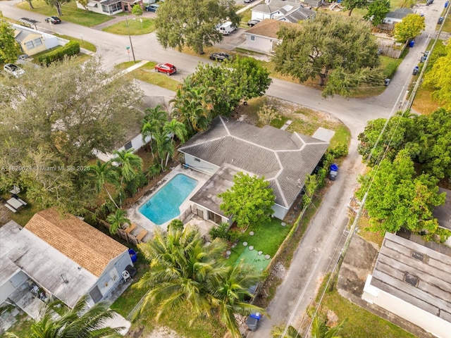 1805 N 23rd Ave, Hollywood, FL 33020 - bird's eye view of a pool area
