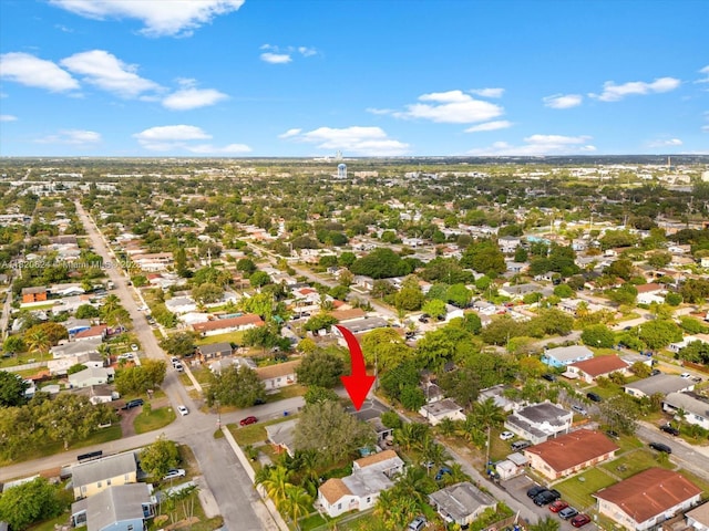 1805 N 23rd Ave, Hollywood, FL 33020 - aerial view of property's location featuring nearby suburban area