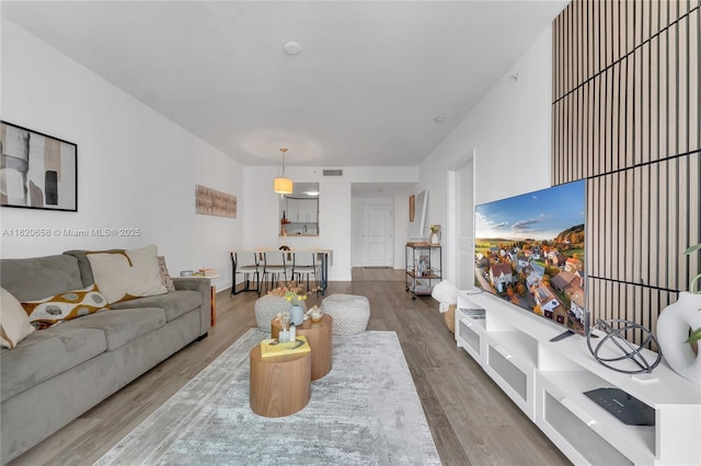 1250 S Miami Ave Unit 2210, Miami, FL 33130 - living room with wood finished floors