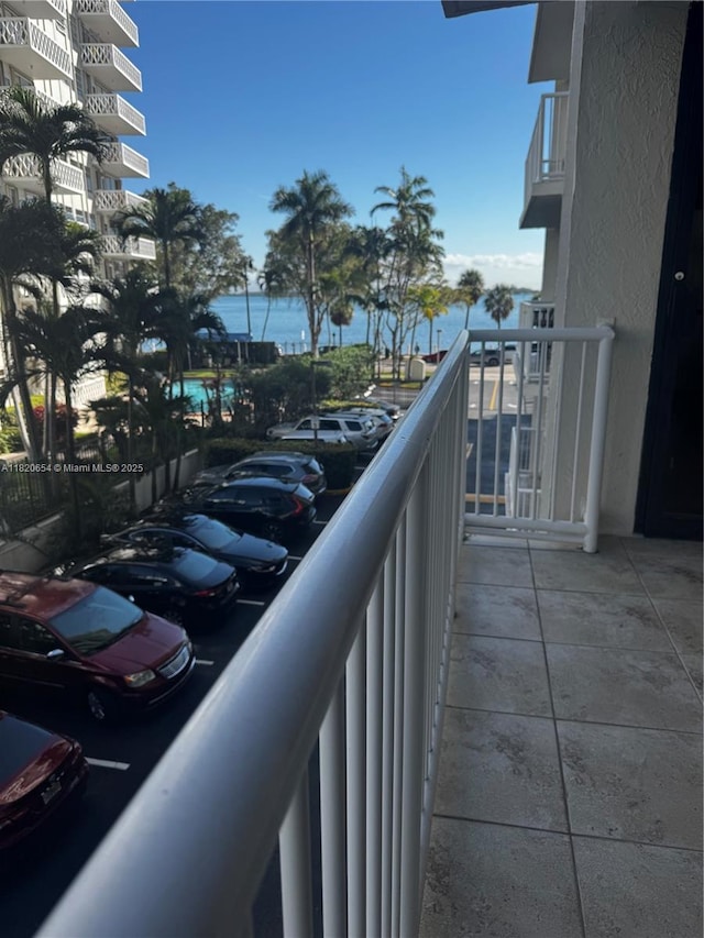 1440 Brickell Bay Unit 307, Miami, FL 33131 - balcony with a water view