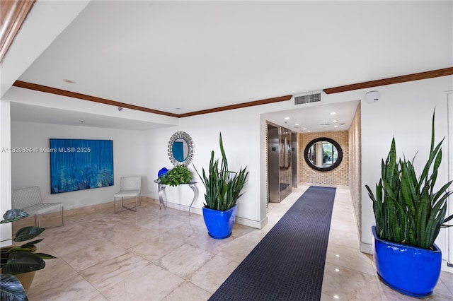 1440 Brickell Bay Unit 307, Miami, FL 33131 - common area featuring recessed lighting