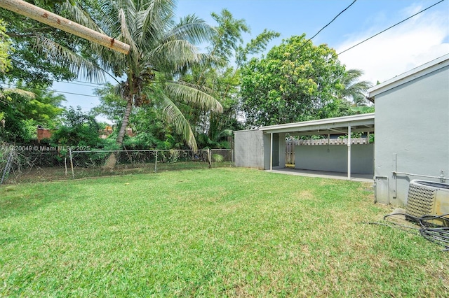 602 El Prado, West Palm Beach, FL 33405 - view of yard featuring a patio