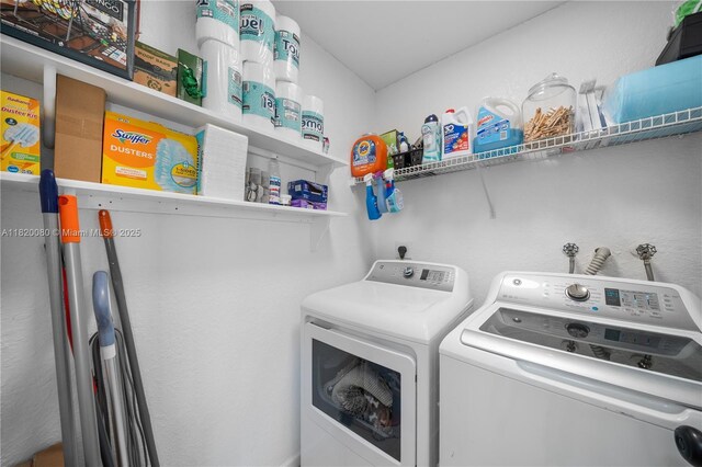 15872 NW 21st St, Pembroke Pines, FL 33028 - washroom featuring washer and clothes dryer