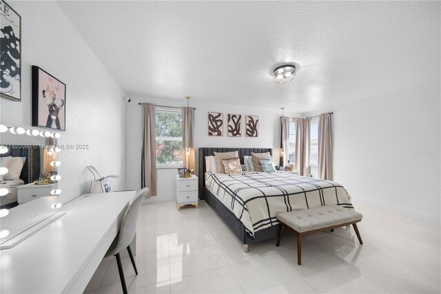 15872 NW 21st St, Pembroke Pines, FL 33028 - bedroom featuring a textured ceiling and a desk