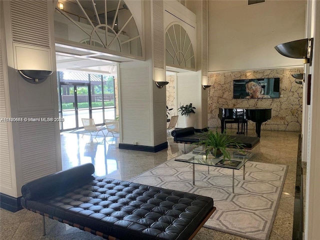 780 NE 69th St Unit 1507, Miami, FL 33138 - community lobby featuring a towering ceiling