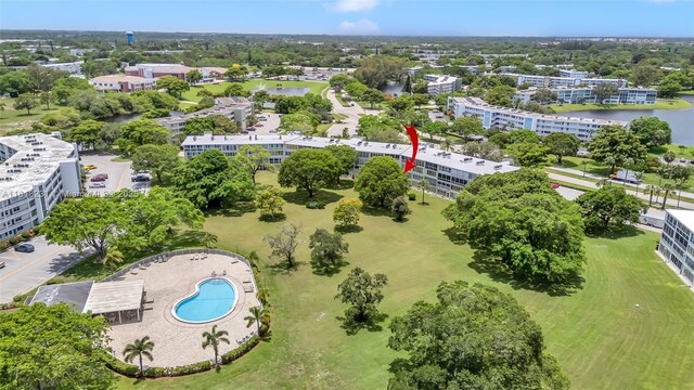 2026 Berkshire B 2026, Deerfield Beach, FL 33442 - bird's eye view of apartment complex / building and a nearby body of water