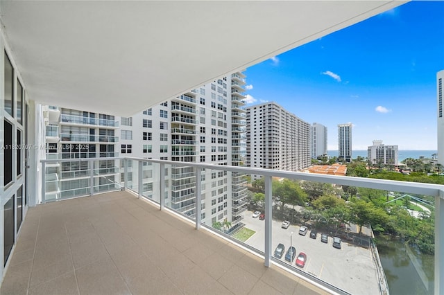 230 174th St Unit 1119, Sunny Isles Beach, FL 33160 - balcony featuring a city view and a water view