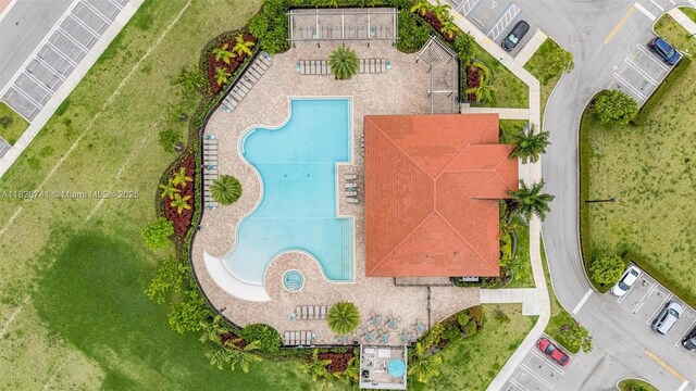 3411 W 112th Ter, Hialeah, FL 33018 - aerial view of a pool