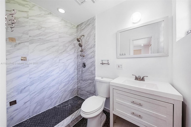 9221 SW 167th Ter, Palmetto Bay, FL 33157 - bathroom featuring vanity and a tile shower